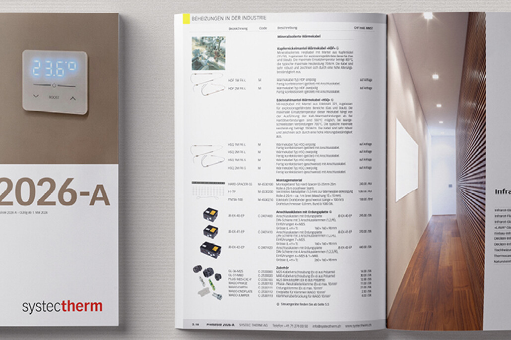 Neue Preisliste 2026-A